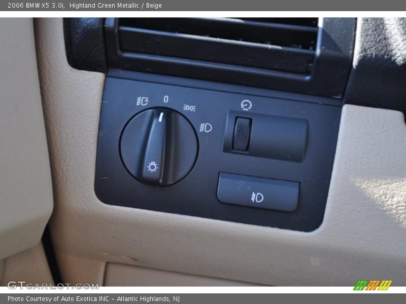 Highland Green Metallic / Beige 2006 BMW X5 3.0i