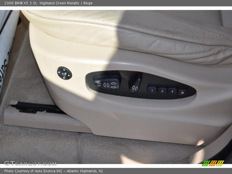 Highland Green Metallic / Beige 2006 BMW X5 3.0i