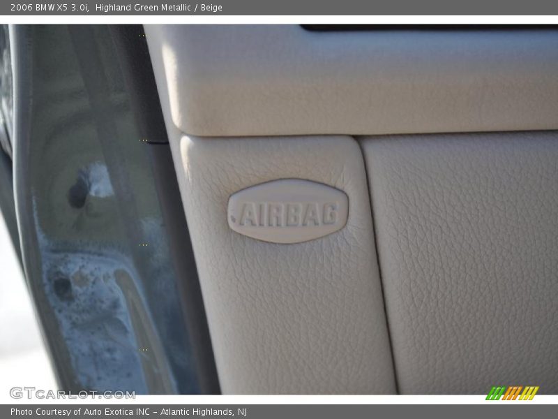 Highland Green Metallic / Beige 2006 BMW X5 3.0i