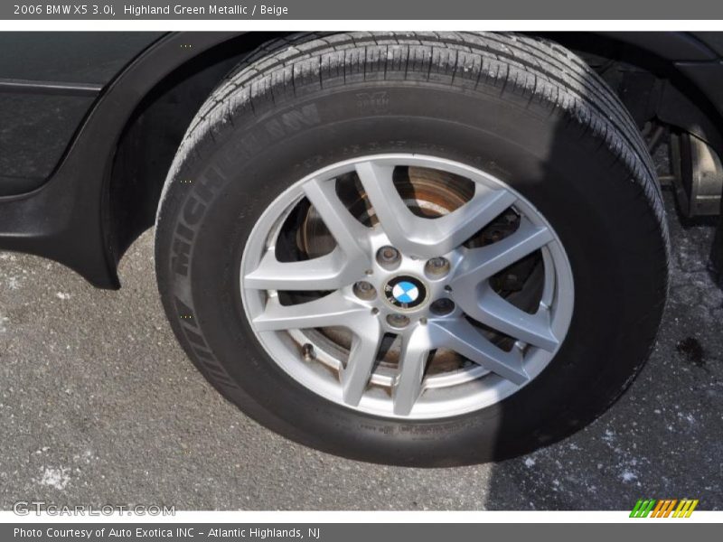 Highland Green Metallic / Beige 2006 BMW X5 3.0i