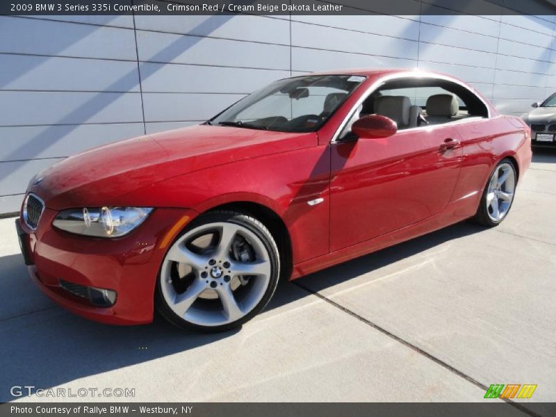 Crimson Red / Cream Beige Dakota Leather 2009 BMW 3 Series 335i Convertible