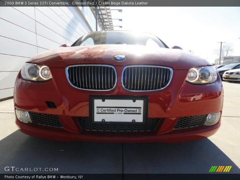 Crimson Red / Cream Beige Dakota Leather 2009 BMW 3 Series 335i Convertible