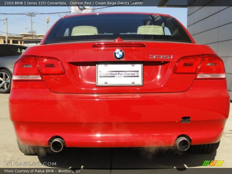Crimson Red / Cream Beige Dakota Leather 2009 BMW 3 Series 335i Convertible