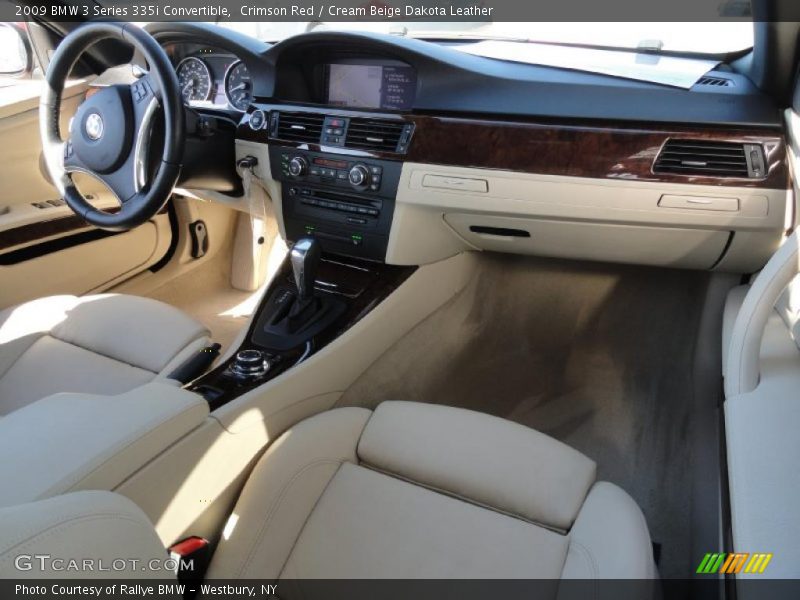 Crimson Red / Cream Beige Dakota Leather 2009 BMW 3 Series 335i Convertible