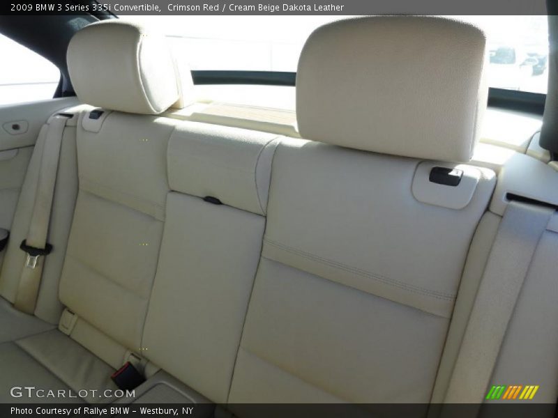 Crimson Red / Cream Beige Dakota Leather 2009 BMW 3 Series 335i Convertible