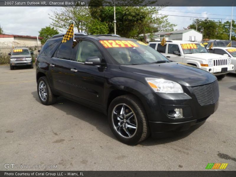 Charcoal Black / Tan 2007 Saturn Outlook XR