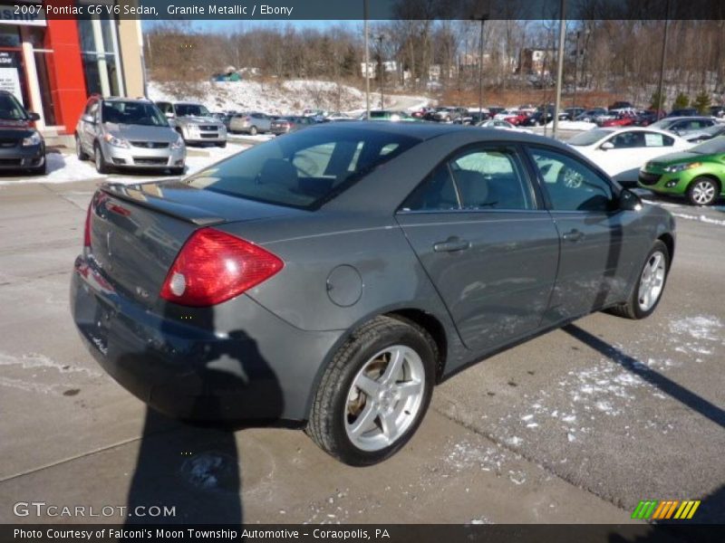 Granite Metallic / Ebony 2007 Pontiac G6 V6 Sedan