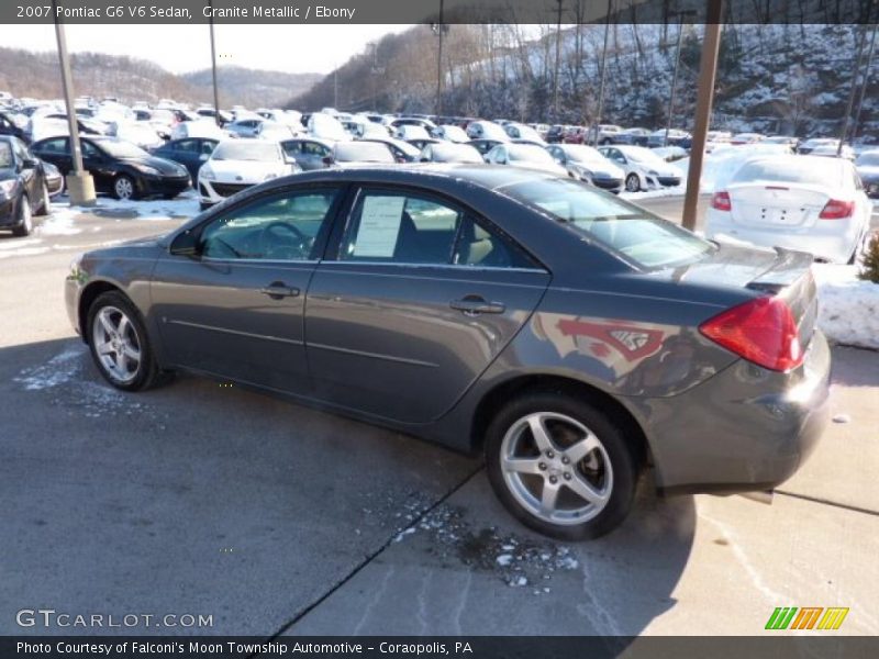 Granite Metallic / Ebony 2007 Pontiac G6 V6 Sedan