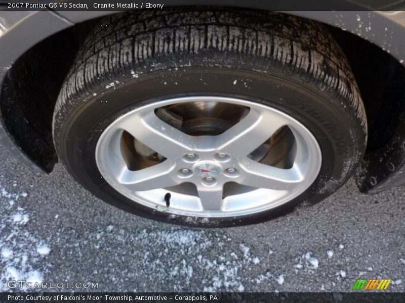 Granite Metallic / Ebony 2007 Pontiac G6 V6 Sedan