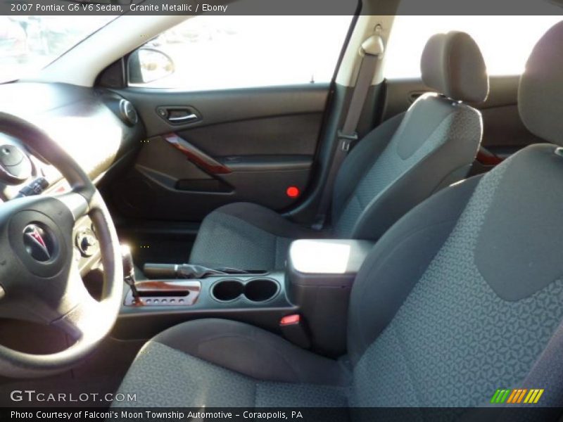 Granite Metallic / Ebony 2007 Pontiac G6 V6 Sedan