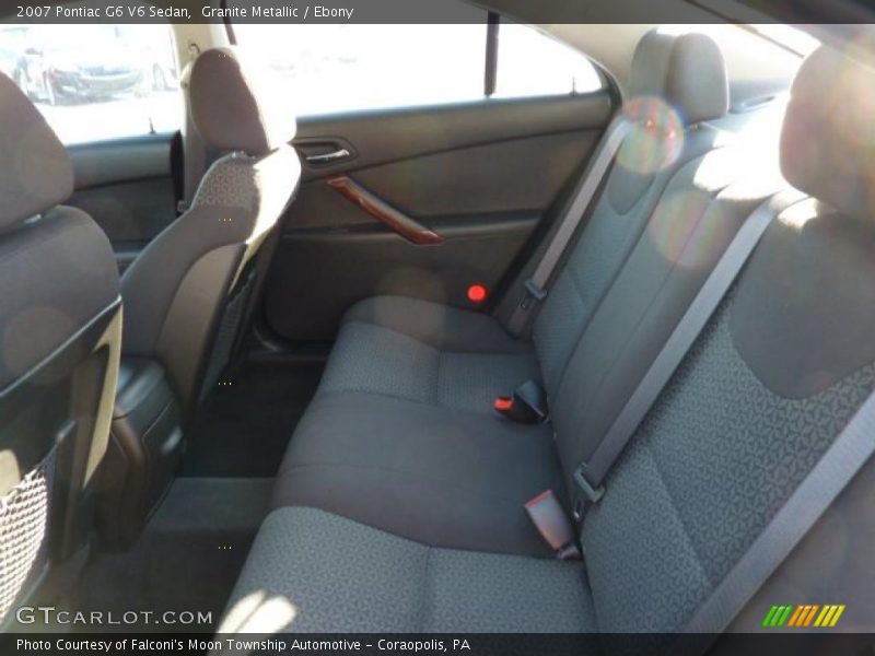 Granite Metallic / Ebony 2007 Pontiac G6 V6 Sedan