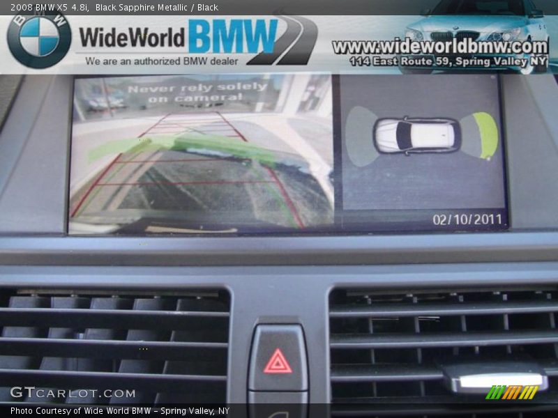 Black Sapphire Metallic / Black 2008 BMW X5 4.8i