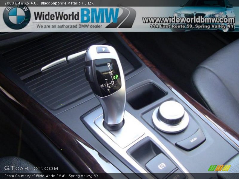 Black Sapphire Metallic / Black 2008 BMW X5 4.8i