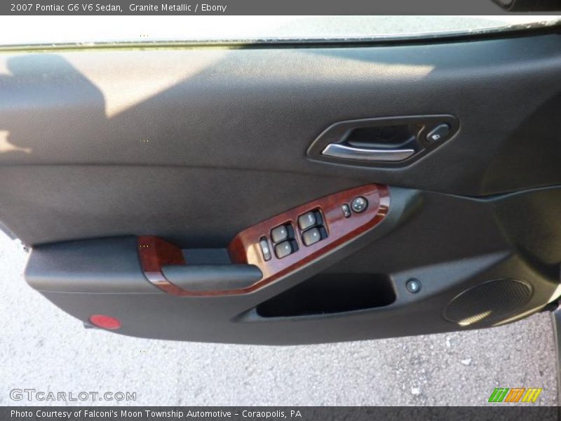 Granite Metallic / Ebony 2007 Pontiac G6 V6 Sedan