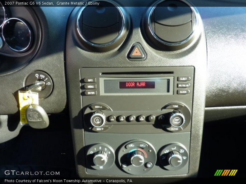 Granite Metallic / Ebony 2007 Pontiac G6 V6 Sedan