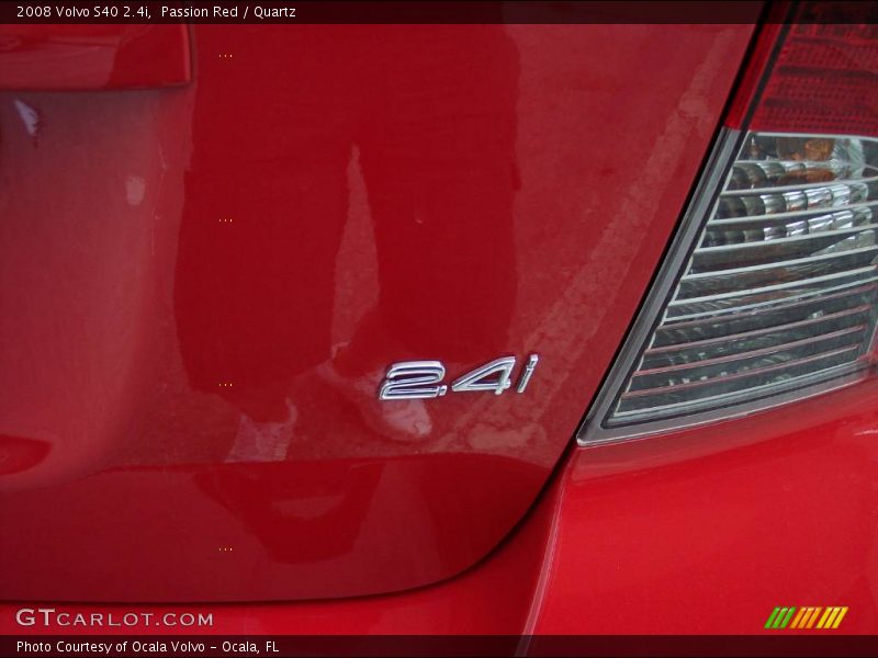 Passion Red / Quartz 2008 Volvo S40 2.4i
