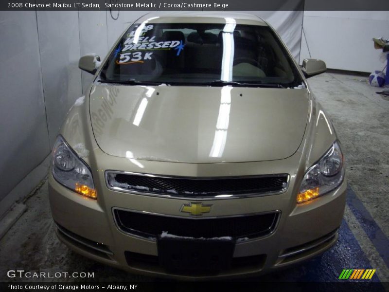 Sandstone Metallic / Cocoa/Cashmere Beige 2008 Chevrolet Malibu LT Sedan