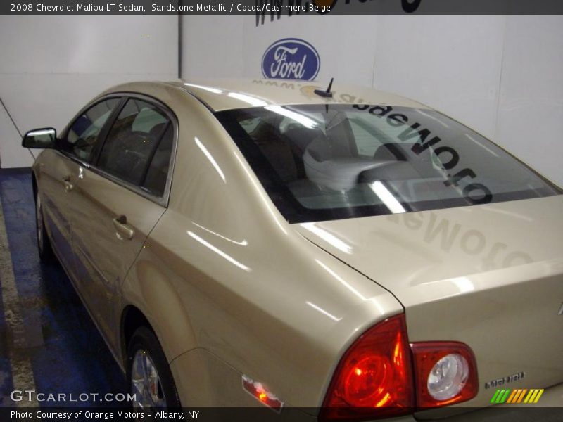 Sandstone Metallic / Cocoa/Cashmere Beige 2008 Chevrolet Malibu LT Sedan