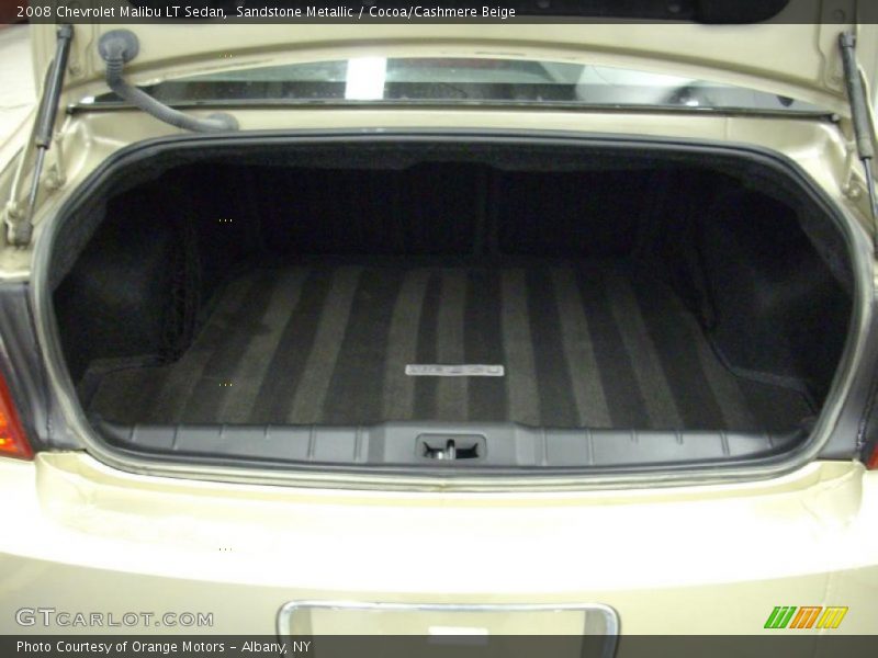 Sandstone Metallic / Cocoa/Cashmere Beige 2008 Chevrolet Malibu LT Sedan