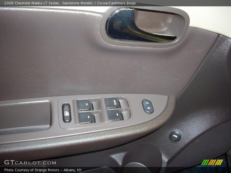 Sandstone Metallic / Cocoa/Cashmere Beige 2008 Chevrolet Malibu LT Sedan