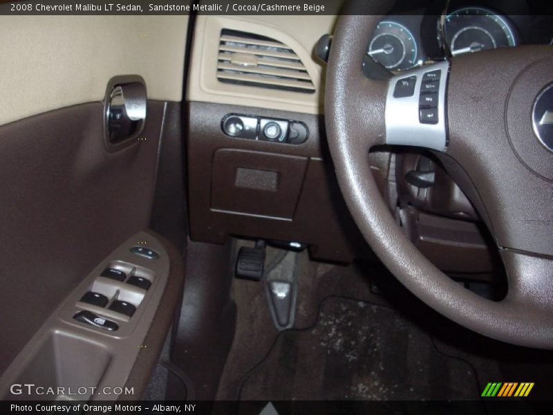 Sandstone Metallic / Cocoa/Cashmere Beige 2008 Chevrolet Malibu LT Sedan