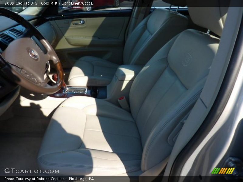 Gold Mist / Light Linen/Cocoa 2009 Cadillac DTS