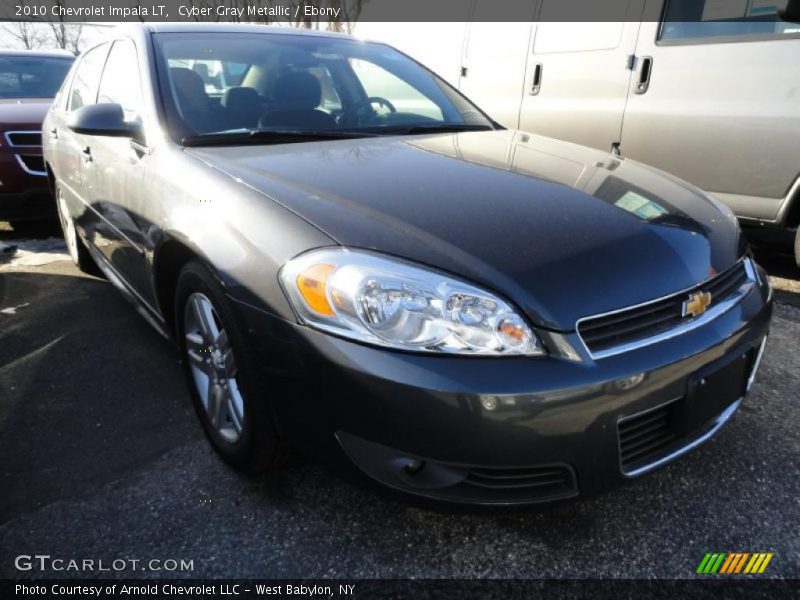 Cyber Gray Metallic / Ebony 2010 Chevrolet Impala LT