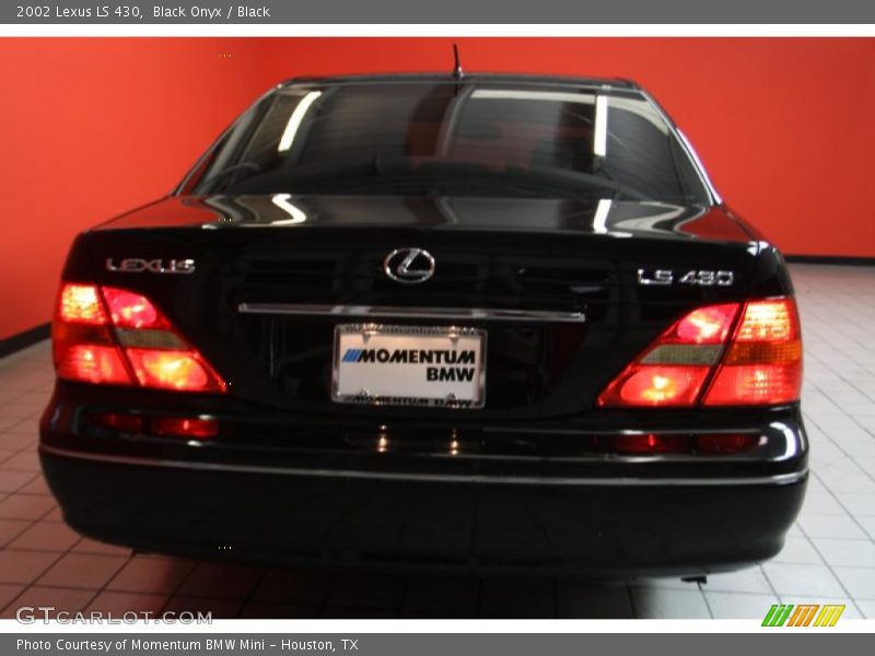 Black Onyx / Black 2002 Lexus LS 430