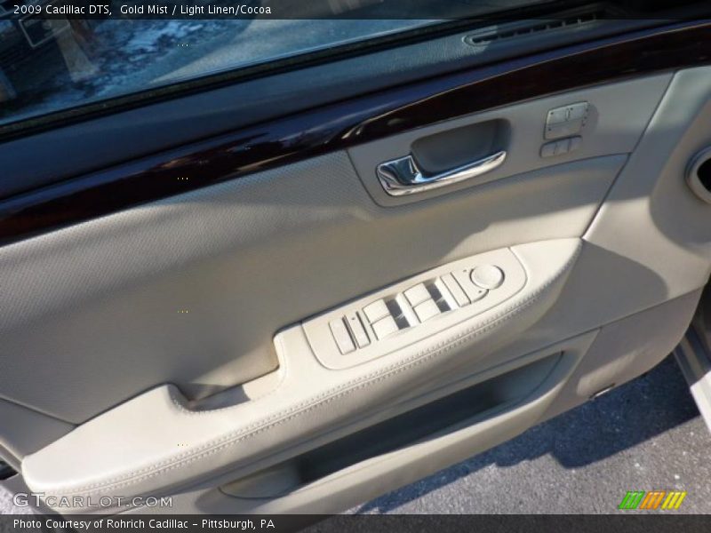 Gold Mist / Light Linen/Cocoa 2009 Cadillac DTS