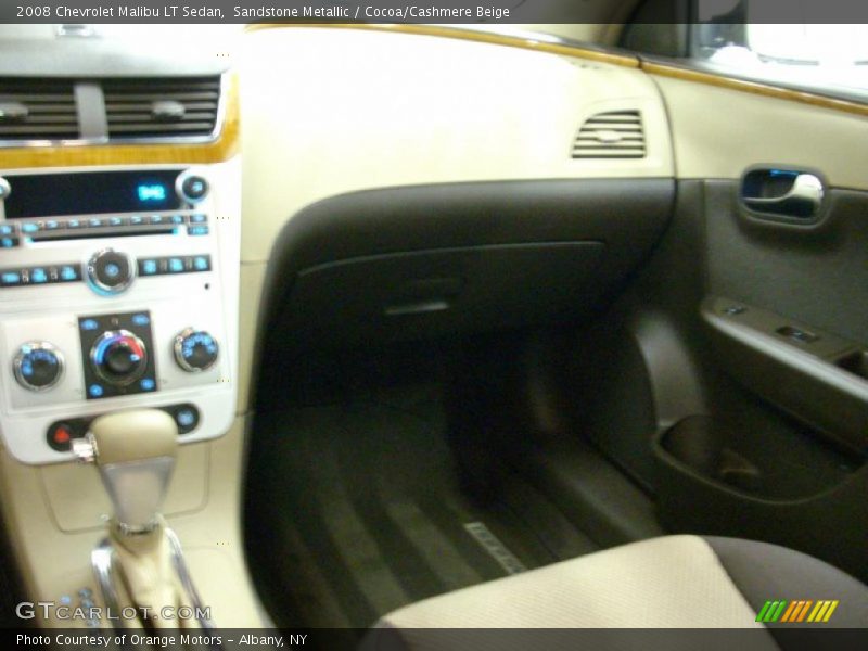 Sandstone Metallic / Cocoa/Cashmere Beige 2008 Chevrolet Malibu LT Sedan