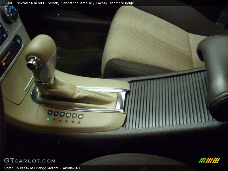 Sandstone Metallic / Cocoa/Cashmere Beige 2008 Chevrolet Malibu LT Sedan