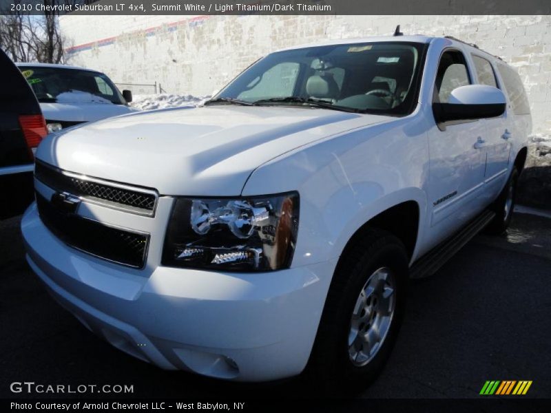 Summit White / Light Titanium/Dark Titanium 2010 Chevrolet Suburban LT 4x4