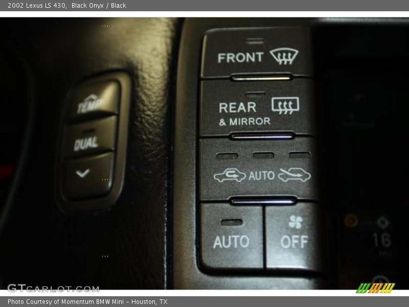 Black Onyx / Black 2002 Lexus LS 430