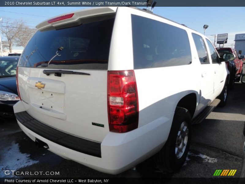 Summit White / Light Titanium/Dark Titanium 2010 Chevrolet Suburban LT 4x4