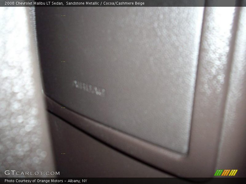 Sandstone Metallic / Cocoa/Cashmere Beige 2008 Chevrolet Malibu LT Sedan