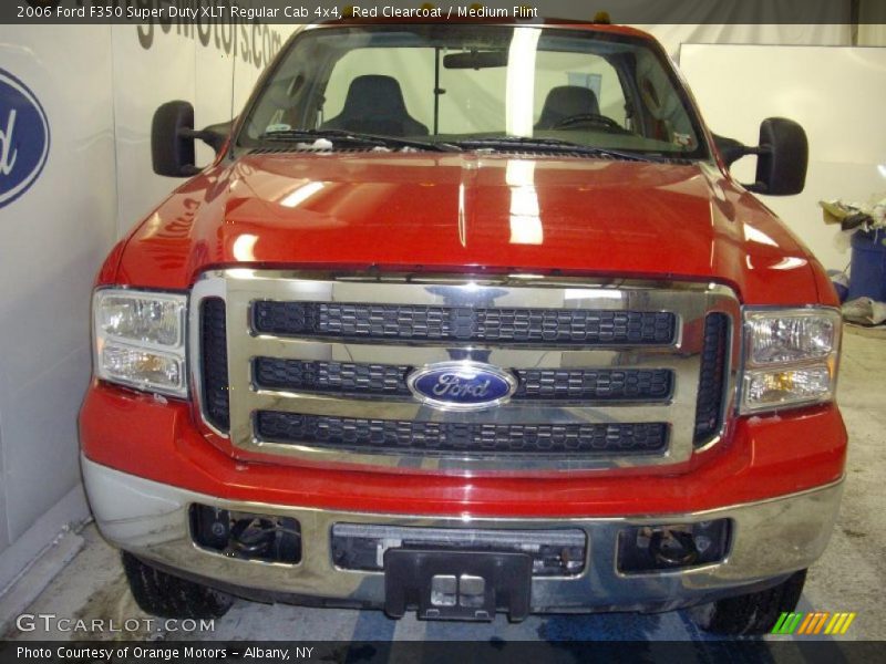 Red Clearcoat / Medium Flint 2006 Ford F350 Super Duty XLT Regular Cab 4x4