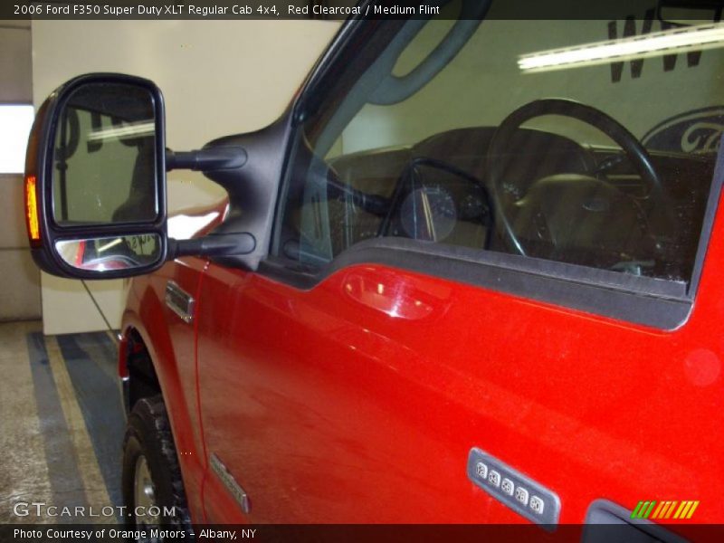 Red Clearcoat / Medium Flint 2006 Ford F350 Super Duty XLT Regular Cab 4x4