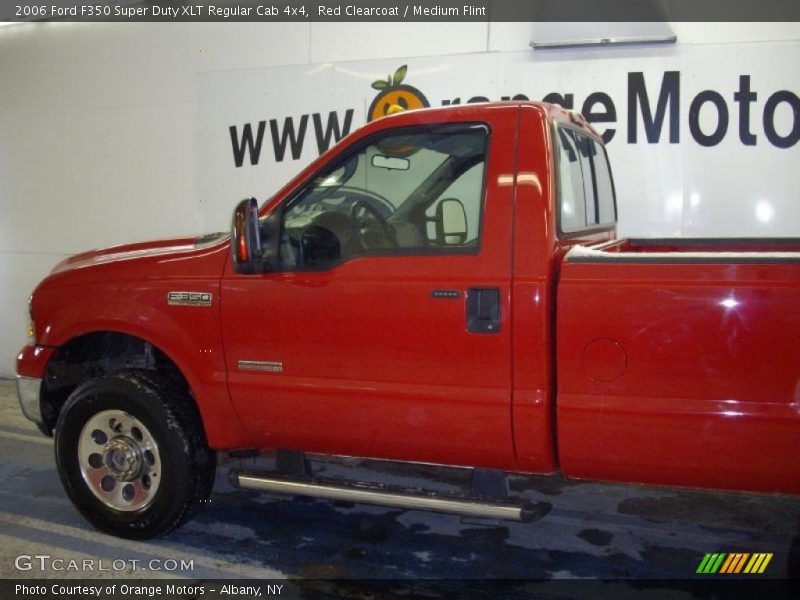 Red Clearcoat / Medium Flint 2006 Ford F350 Super Duty XLT Regular Cab 4x4