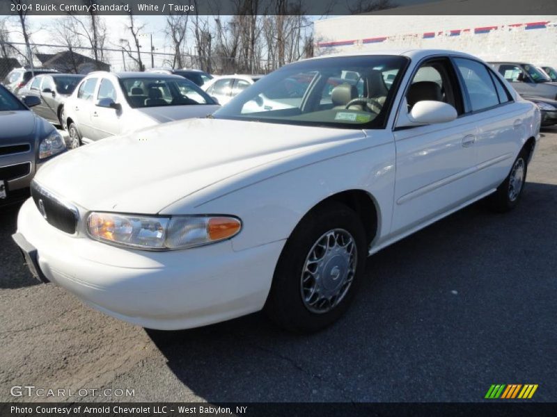 White / Taupe 2004 Buick Century Standard