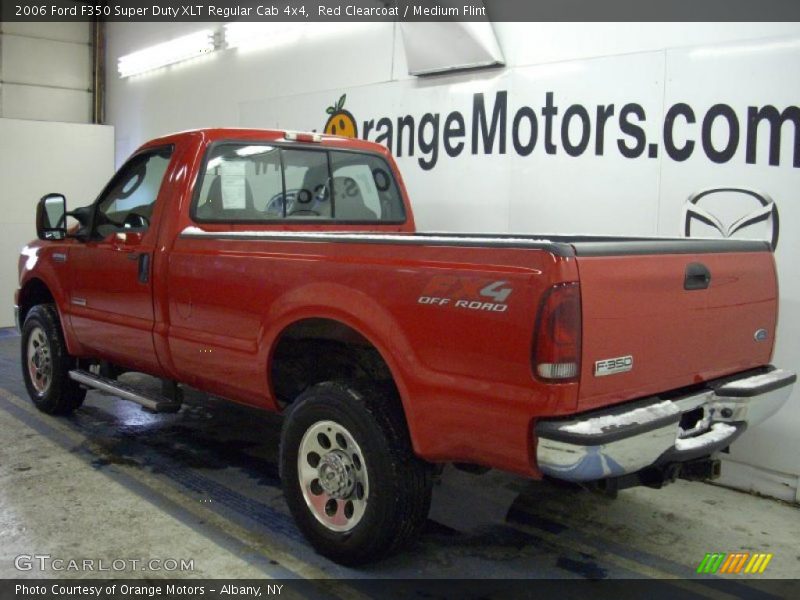 Red Clearcoat / Medium Flint 2006 Ford F350 Super Duty XLT Regular Cab 4x4