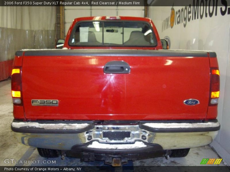 Red Clearcoat / Medium Flint 2006 Ford F350 Super Duty XLT Regular Cab 4x4