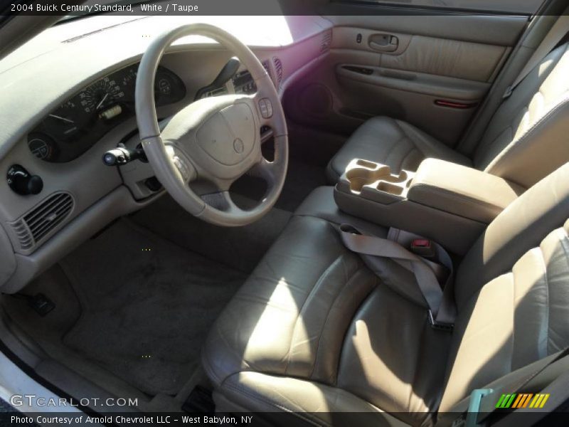 White / Taupe 2004 Buick Century Standard