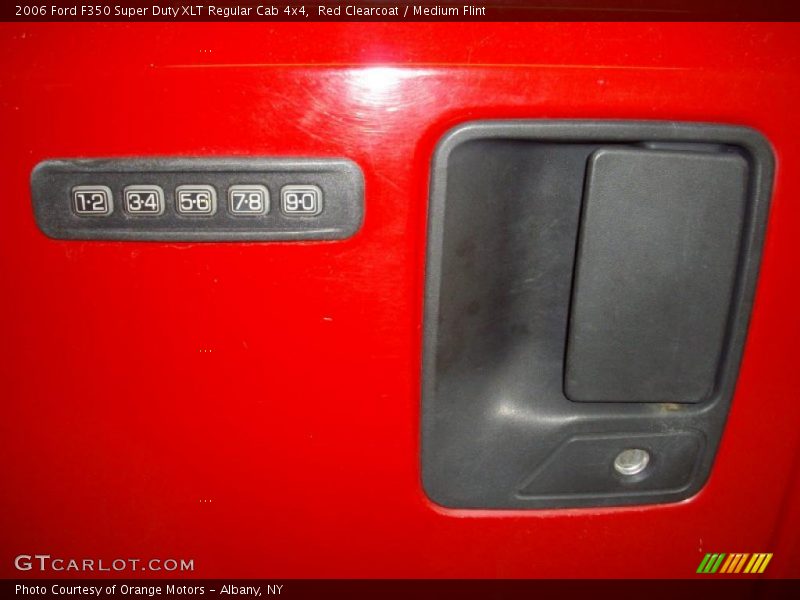 Red Clearcoat / Medium Flint 2006 Ford F350 Super Duty XLT Regular Cab 4x4