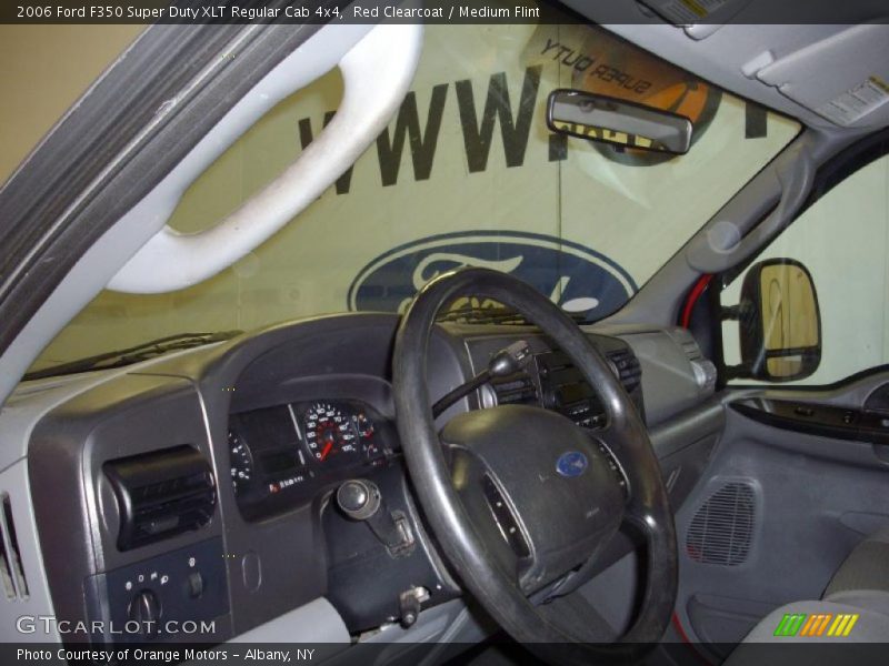 Red Clearcoat / Medium Flint 2006 Ford F350 Super Duty XLT Regular Cab 4x4
