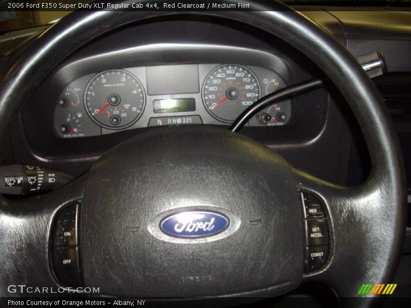 Red Clearcoat / Medium Flint 2006 Ford F350 Super Duty XLT Regular Cab 4x4