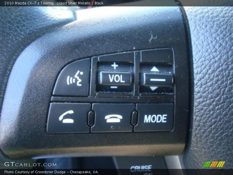 Controls of 2010 CX-7 s Touring