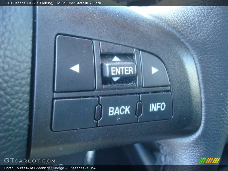 Controls of 2010 CX-7 s Touring