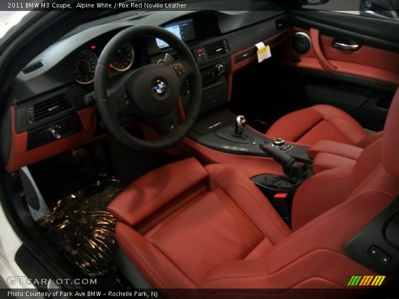 Fox Red Novillo Leather Interior - 2011 M3 Coupe 