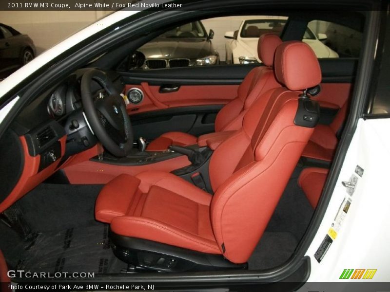  2011 M3 Coupe Fox Red Novillo Leather Interior