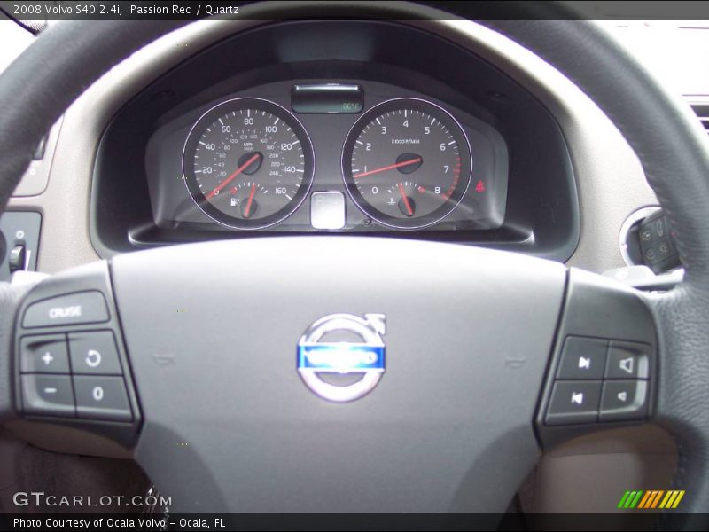 Passion Red / Quartz 2008 Volvo S40 2.4i